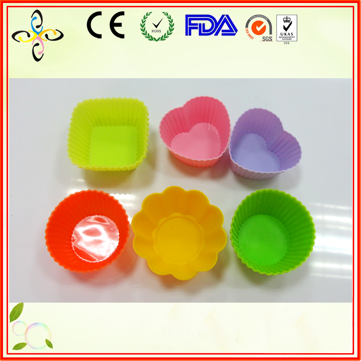 Silicone Baking Mold Baking Tools Set Non-Stick Baking Cups Cake Molds  