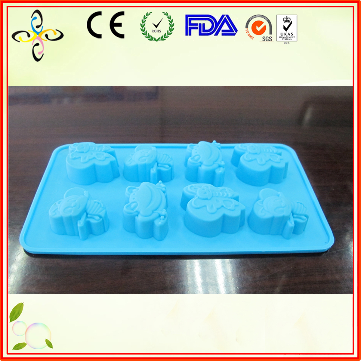 BPA-Free Baking Pan 6 Cavity/Hole Sphere Silicone Mold for Chocolate Cake Jelly Pudding Handmade Soap