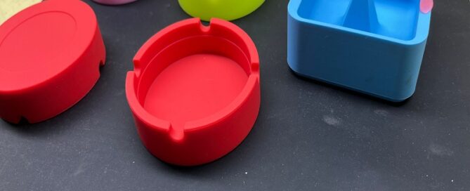 Round Silicone Ashtray Heat Resistant Customised Smoking Accessories custom ashtray