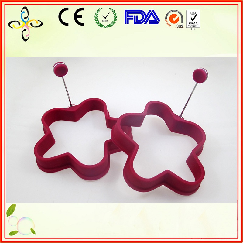 Silicone egg fryer silicone heart-shaped egg fryer silicone pancake fryer silicone fried egg mould