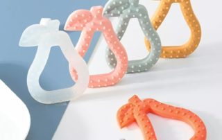 Bpa Free Food Grade silicone baby chewing teether Teething Soothing Molar chewing toys teether