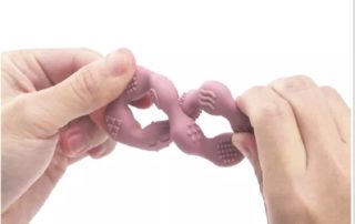 Bpa Free Food Grade silicone baby chewing teether Teething Soothing Molar chewing toys teether