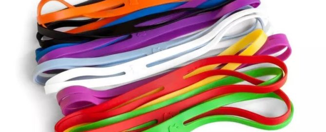 Custom Size Silicone Rubber X Bands Silicone Book Band silicone H bands for box