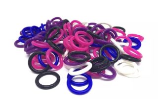 Customized Silicone rubber 0 ring seals Silicone O-ring VMQ Clear Rubber Oring fkm o-rings