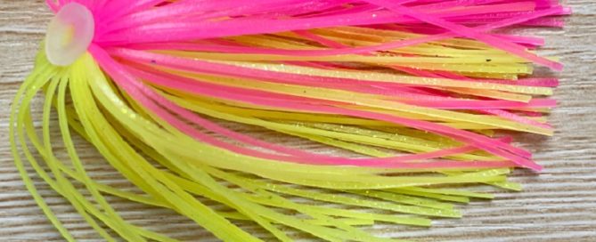 Fishing silicone skirts tab strips total the length is lure making craft bass jigs spinner bait