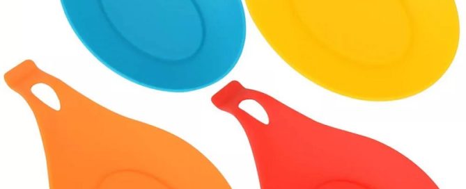 Heat Resistant Silicone Utensil Rest Extra Large Spoon Rests Plate Pot Clips Kitchen Cooking Spatula Spoon Holder