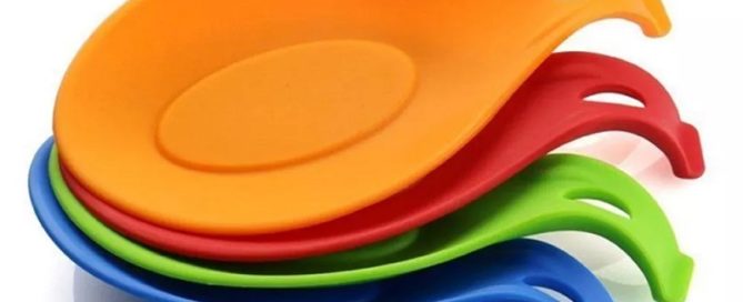Heat Resistant Silicone Utensil Rest Extra Large Spoon Rests Plate Pot Clips Kitchen Cooking Spatula Spoon Holder