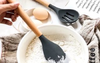 Silicone Kitchen Utensils Set 12 Wooden Cooking Utensils Set Silicone Heat Resistant Spatula Set Kitchen Accessories Gadgets