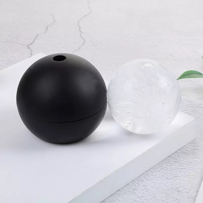 Whiskey Cocktail Red Wine Silicon Football Single Ball Big Round Ice Cube tray Moulds big w silicone ice cube tray