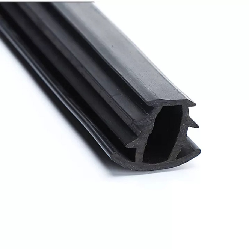 Window Rubber Seal Soundproof T shaped NBR FPM FKM silicone rubber Sealing Solar photovoltaic panel T-shaped rubber gasket seal  