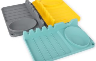 Silicone Utensil Rest with Drip Pad for Multiple Utensils, Heat-Resistant, BPA-Free Spoon Rest & Spoon Holder for Stove Top