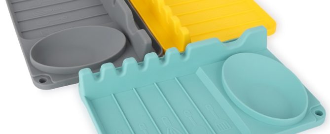 Silicone Utensil Rest with Drip Pad for Multiple Utensils, Heat-Resistant, BPA-Free Spoon Rest & Spoon Holder for Stove Top