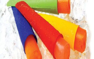 Ice Pop Mold Silicone Frozen Yogurt Tubes Reusable Silicon Molds For Ice Cream Pops with Attached Lids  