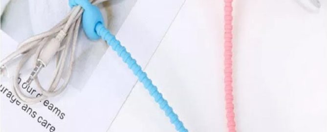 Adjustable Headphone Reusable Packaging Twist Strap tie Silicone Data Wire Zip Tie