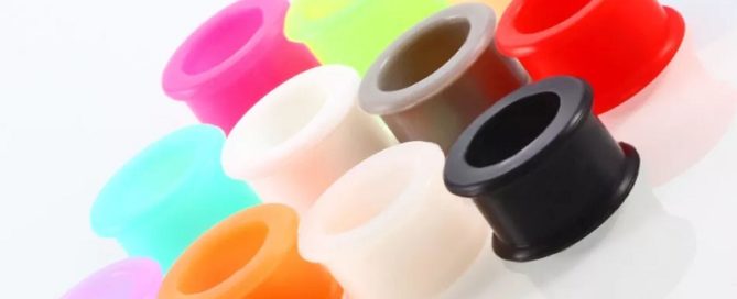 Silicone Ear Plugs And Tunnels Piercing Expander Piercing Tunnel Ear Tunnels Stretchers Plug Ear Gauges