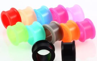 Silicone Ear Plugs And Tunnels Piercing Expander Piercing Tunnel Ear Tunnels Stretchers Plug Ear Gauges