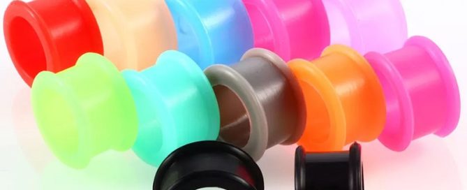 Silicone Ear Plugs And Tunnels Piercing Expander Piercing Tunnel Ear Tunnels Stretchers Plug Ear Gauges