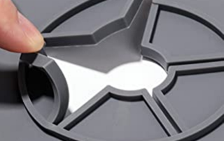 Anti Splash Guard Water Catcher Dish Drying Silicone Mat Kitchen Sink Drain Faucet Splash Absorbent Pad Faucet Handle Drip Water Catcher Tray