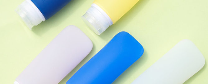 BPA Free Portable Leak Proof Squeeze Shampoo Cosmetic Silicone Travel Bottle Tube Set Cosmetic Travel Containers