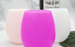 Camping Silicone Wine Glasses Unbreakable Silicone Cups Outdoor Rubber Silicone Wine Cup Glasses Cups