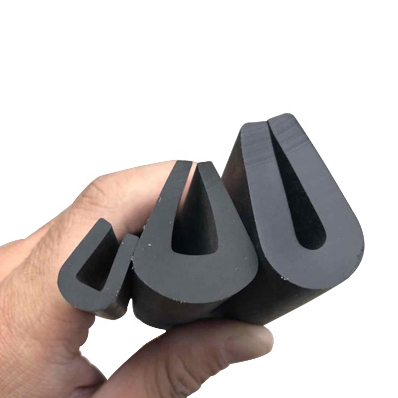 Extrusion EPDM U Shaped Rubber Gasket v silicone gasket silicone u channel 