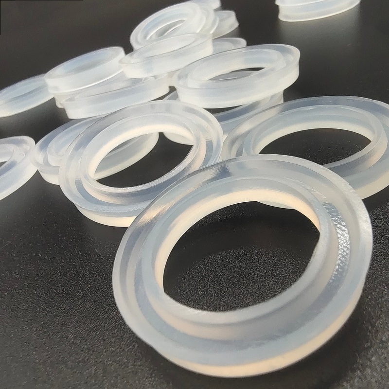 Food grade sealing ring storage jar glass lid waterproof and dustproof rubber ring v silicone gasket  