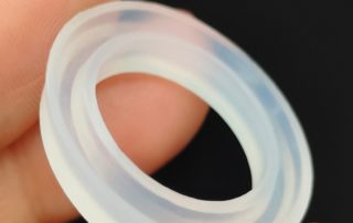 Food grade sealing ring storage jar glass lid waterproof and dustproof rubber ring v silicone gasket