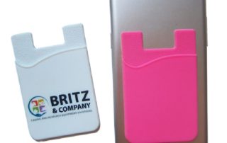 Phone Card Holder Cell Phone Wallet Adhesive Silicone Credit Cards Case w silicone case Pouch Sleeve Card Holder for Back of Phone