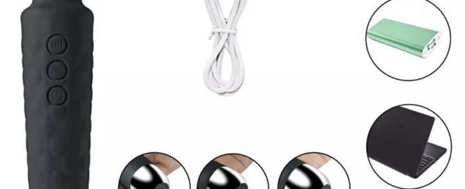 Rechargeable 10 Speeds Waterproof Mini Av Wand Vibrator Women Sex Toy silicone Wand Massage Clitoris Dildo Vibrator adult toys
