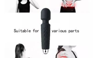 Rechargeable 10 Speeds Waterproof Mini Av Wand Vibrator Women Sex Toy silicone Wand Massage Clitoris Dildo Vibrator adult toys