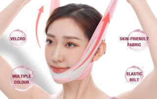Silicone V Line Chin Cheek Lift Up Band Anti Wrinkle Bandage Face Slim Mask Belt silicone v-shape face lift-up band