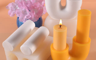 U Shaped candle holder resin candle mold Candles Mould candlestick silicone u bend