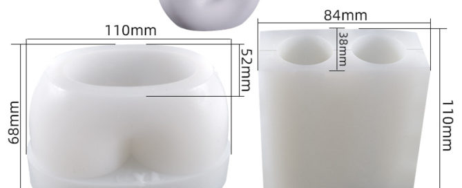 U Shaped candle holder resin candle mold Candles Mould candlestick silicone u bend