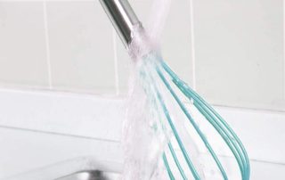 handheld silicone egg whisk stainless steel handle manual cream butter mixer kitchen tools