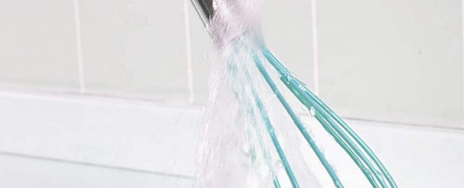handheld silicone egg whisk stainless steel handle manual cream butter mixer kitchen tools