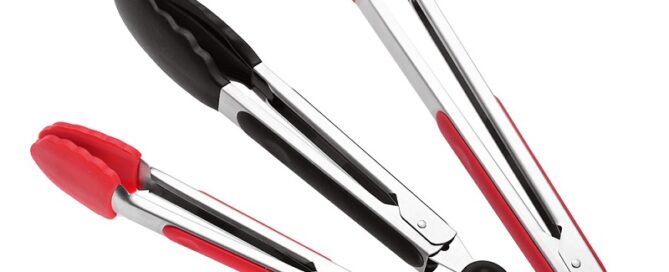 7 inch Heavy Duty Non-Stick Stainless Steel Silicone Bbq Kitchen Tong 7 silicone tongs Heat Resistant Cooking Tongs with Silicone Tip