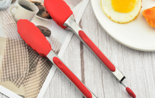 7 inch Heavy Duty Non-Stick Stainless Steel Silicone Bbq Kitchen Tong 7 silicone tongs Heat Resistant Cooking Tongs with Silicone Tip