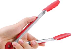 7 inch Heavy Duty Non-Stick Stainless Steel Silicone Bbq Kitchen Tong 7 silicone tongs Heat Resistant Cooking Tongs with Silicone Tip