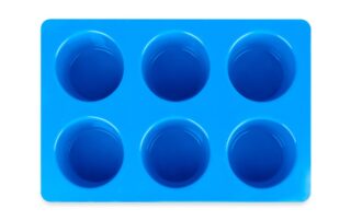 BPA Free Muffin Tin Tray 6 Cup Non-Stick Large Silicone Cupcake Baking Pan silicone 6 muffin tray