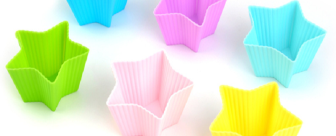 Hot sale silicone 6 Pack Food grade Muffin Cups Heat Resistant Reusable silicone baking cake molds