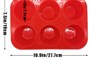 Silicone Donut Pans For Baking Nonstick Round Molds 6 Holes Silicone Molds silicone 6 muffin pan