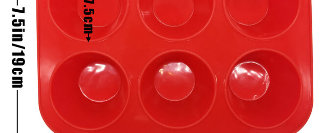 Silicone Donut Pans For Baking Nonstick Round Molds 6 Holes Silicone Molds silicone 6 muffin pan