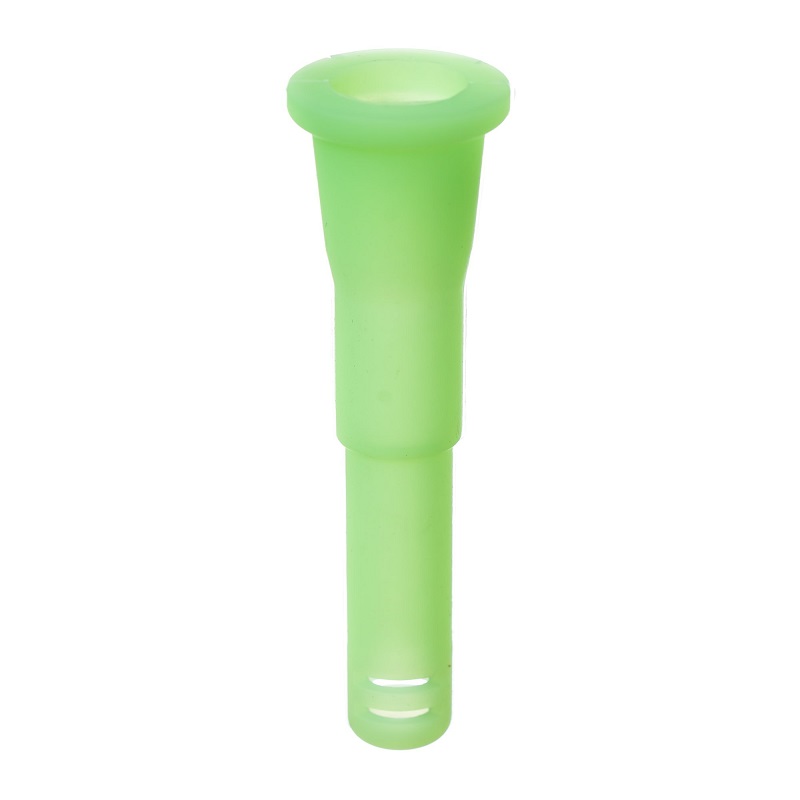 Silicone Down Stem w Bowl and Lid 6 Longer Size Silicone Hookah Small Hole Colorful Diffuser 6 silicone downstem  