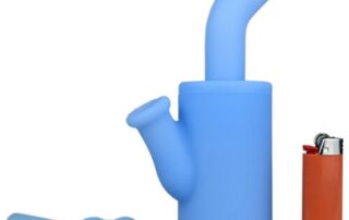 Silicone Down Stem w Bowl and Lid 6 Longer Size Silicone Hookah Small Hole Colorful Diffuser 6 silicone downstem