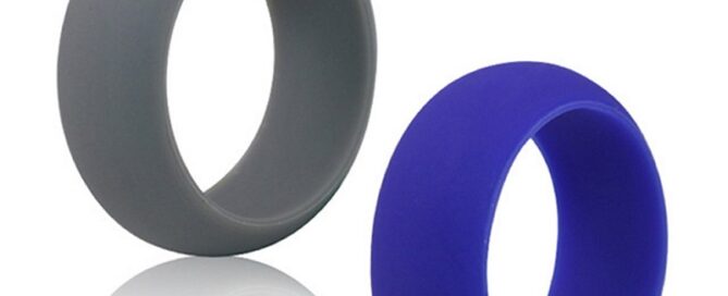 7 Colors Cute Sports Couple Silicone Wedding Ring For Men and Women 7 silicone rings