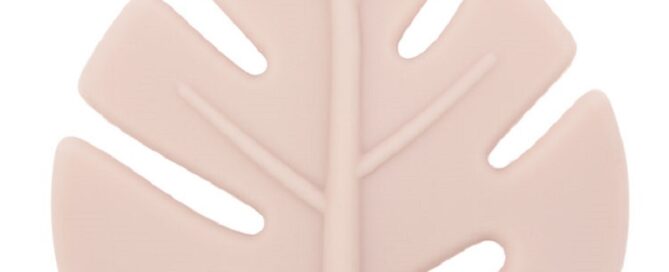 Bpa Free Carved Leaf Baby Teething Chew Toys New Food Grade Silicone Teethers