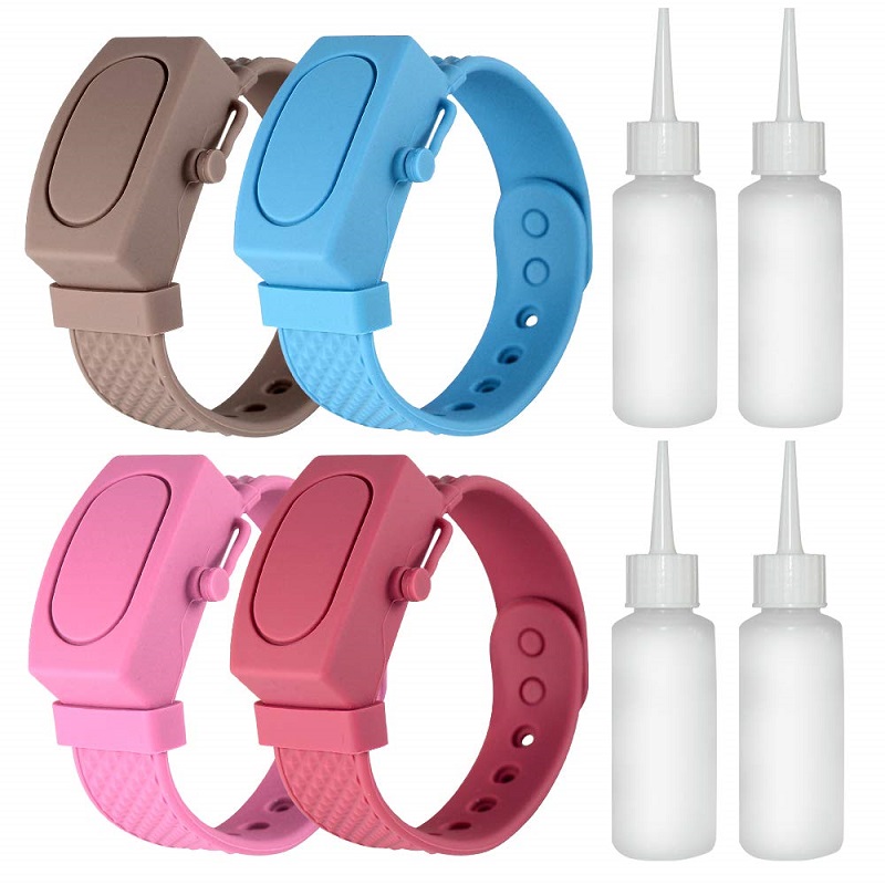 Watch Shape Hand Wash Split WristBand Dispenser Silicone Hand Sanitizer Wristband 9 silicone wristbands