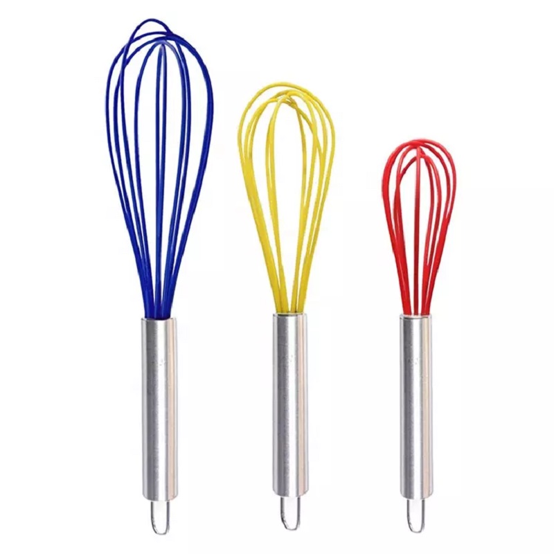 8 Inch Kitchen Utensils Egg Stirrer Beaters Baking Handheld Cream Mixer Egg Beater Kitchen Whisks