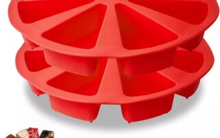 8 cavity silicone slice scone baking pan triangle cavity cake mold pizza brownies muffin mold