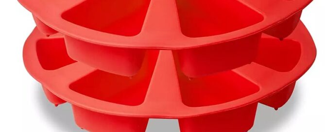 8 cavity silicone slice scone baking pan triangle cavity cake mold pizza brownies muffin mold